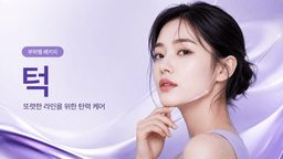 턱